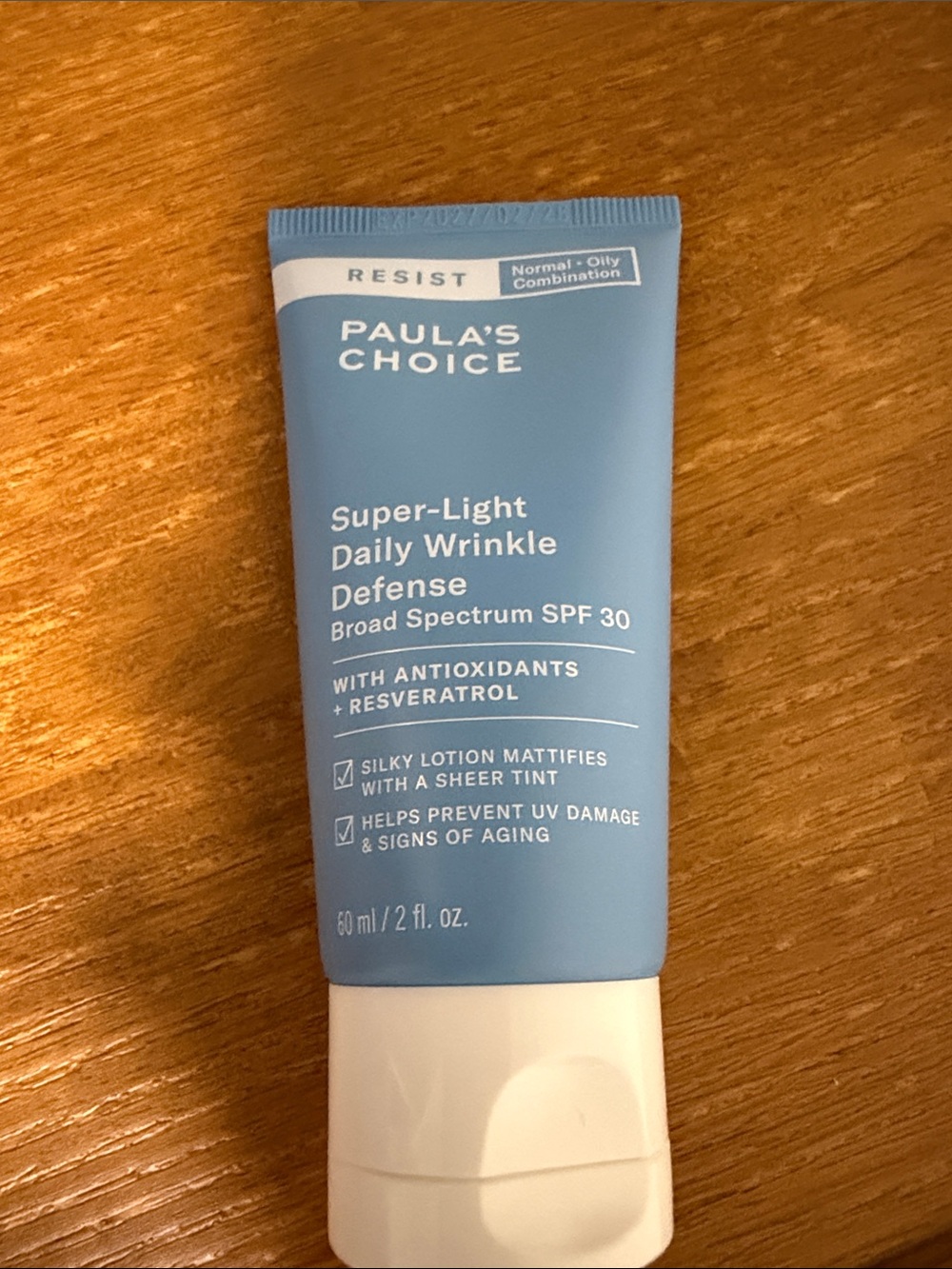 Brand new Paula's Choice Resist Super-Light Daily Wrinkle Defense SPF 30